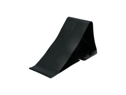 Piedică roată auto Carpoint cu suport de fixare, 10,3 x 11,3 cm