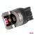 Set bec LED 7443 W21/5W roșu CANBUS Pro 12/24V cu 4x3030 SMD