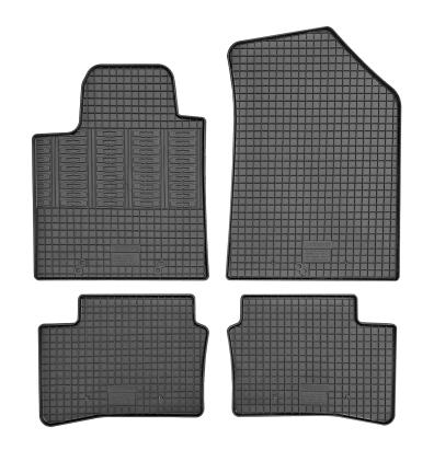 Set covorașe auto din cauciuc pentru Hyundai i10 2013-2020 și Kia Picanto 2011-2017, negre