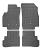 Set covorase auto din cauciuc pentru Opel Karl 2015-2019, negre