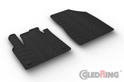 Set covorașe auto din cauciuc Renault Kangoo Van și Mercedes Citan Van, 2 buc, Gledring