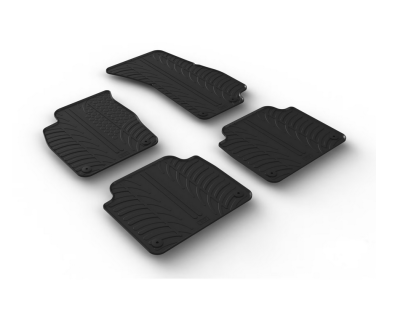 Set covorașe auto cauciuc Audi A8 D5 2017- Sedan automată, 4 piese