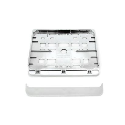 Suport număr motocicletă metalic 19x15 cm, montaj universal, AMIO