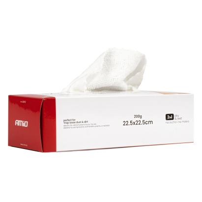 Set 12 lavete din microfibra 22,5x22,5 cm, 200G, pentru casa si auto - Amio