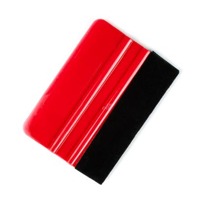 Racletă pentru aplicare folie auto cu pâslă 10x7,5 cm, Amio