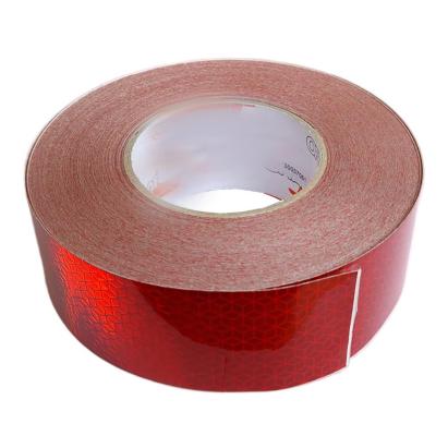 Bandă reflectorizantă roșie 50 mm x 50 m pentru semnalizare, Automax