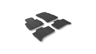 Set covorașe auto din cauciuc pentru BMW X5 E53 1999-2006, negre, Gledring, 4 piese