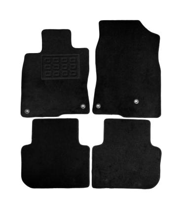 Set covorașe auto din mochetă pentru Honda Civic Hybrid 2022+, negre, 4 piese