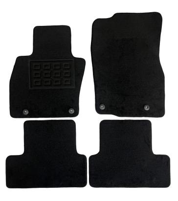 Set covorase auto din mocheta pentru Mazda CX-60 (KH) 2022-, negre, 4 piese