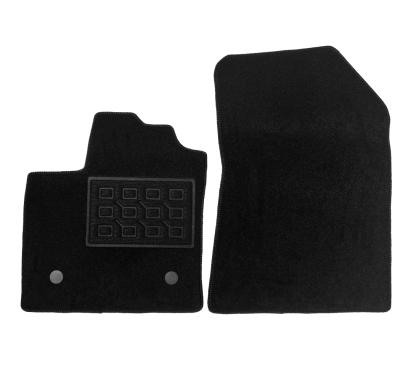 Set covorase auto din mocheta pentru Renault Express Van 2021-, negre, 2 piese