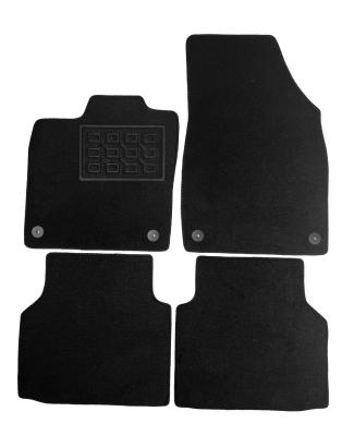 Set covorase auto din mocheta pentru Skoda Enyaq 4 2020+, negre, 4 piese