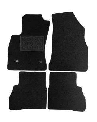 Set covorașe auto din mochetă pentru Opel Combo D Tour 5 locuri, negru, 4 piese