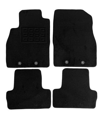 Set covorașe auto din mochetă pentru Opel Ampera 2012+, negre, 4 piese