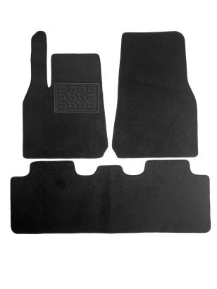 Set covorase auto din mocheta pentru Tesla Model Y 2020+, negre, 3 piese