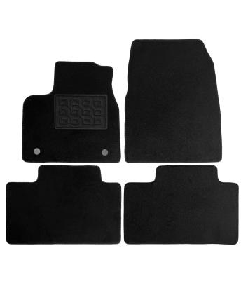 Set covorase auto din mocheta pentru Renault Scenic 5 Electric 2024+, negre, 4 piese