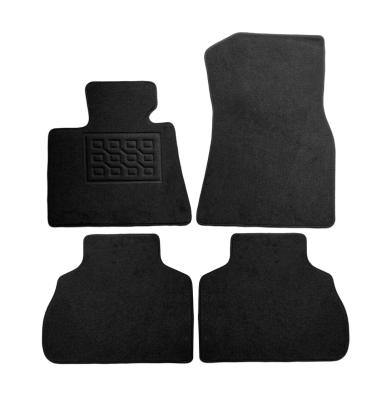Set covorașe auto din mochetă pentru BMW X7 G07, 5 locuri, negre, 4 piese