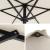 SONGMICS Umbrela de gradina 200 cm, inclinare dubla 30°, poliester UPF 50+, cadru metalic, bej Household NewTrend