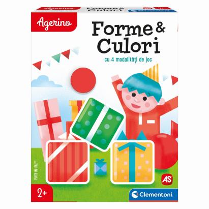 Joc educativ Agerino Forme si Culori pentru copii 2+ ani, multicolor