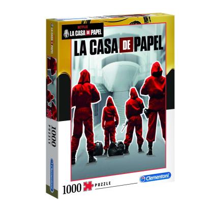 Puzzle Clementoni La Casa de Papel, 1000 piese, 69 x 50 cm