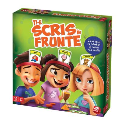 Joc de societate Ti-e scris in frunte pentru copii si familie, 7+ ani