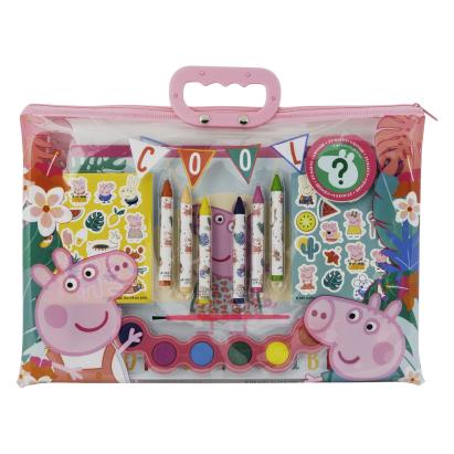 Set de desen Peppa Pig cu gentuță creativă și accesorii