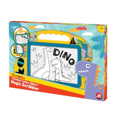 Tablă magnetică Magic Scribbler Baby Dinozaur, 3+ ani, multicolor