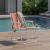 Scaun pliabil plaja si camping, metalic, usor, compact, pentru exterior