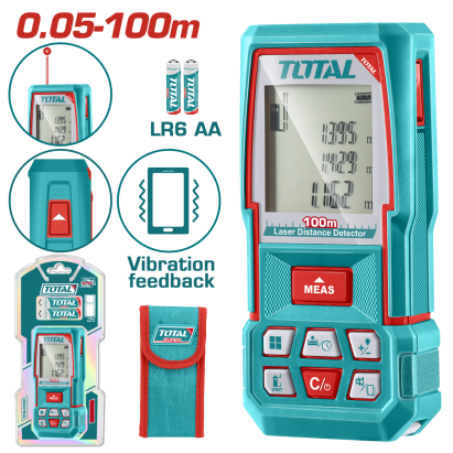 Telemetru laser TOTAL pentru măsurare distanță 0,05-100 m, precis