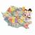 Joc educativ Agerino Sa descoperim Romania, puzzle geografie 4+ ani