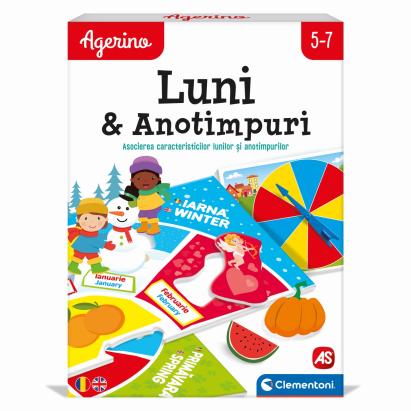 Joc educativ Agerino Luni si Anotimpuri pentru copii 5+