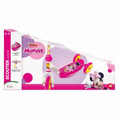 Trotinetă pentru copii Minnie cu 3 roți și ghidon reglabil