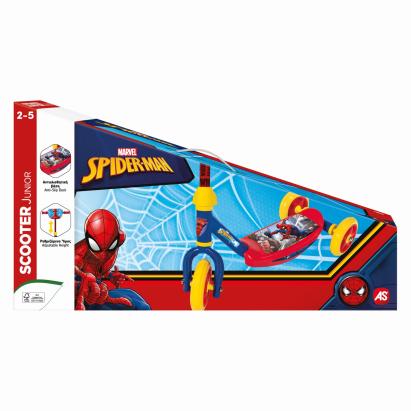 Trotinetă pentru copii cu 3 roți Spider-Man, ghidon reglabil