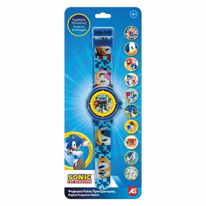 Ceas digital pentru copii Sonic cu proiector si 10 imagini