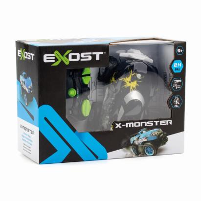 SILVERIT EXOST MASINA CU TELECOMANDA X MONSTER NEAGRA
