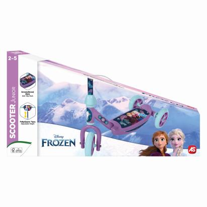 Trotineta pentru copii Frozen cu 3 roti si ghidon reglabil