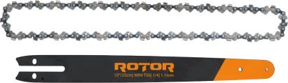 Set lamă + lanț drujbă 10"/25 cm, 56T, pas 1/4 ROTOR