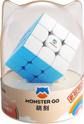Cub GAN Monster Go MG Cloud 3x3 Albastru Premium, magnetic