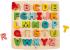 Puzzle alfabet din lemn Hape Chunky, 27 piese, multicolor, 3+ ani