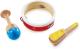 Set de percuție junior Hape din lemn, 3 instrumente muzicale, 1 an+