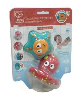 Jucarie de baie Hape Prietenii din Ocean, caracatita si steluta