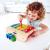 Puzzle xilofon din lemn Hape, sortator forme și jucărie muzicală