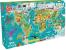 Puzzle educativ Hape Turul Lumii, 100 piese, copii 5+