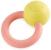 Zornăitoare inel Hape pentru bebeluși, material sigur pe bază de orez