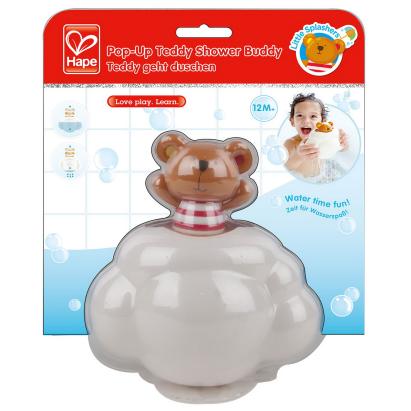 Jucărie de baie Hape Teddy, prietenul de duș pentru copii 12 luni+