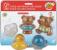 Set jucarii de baie Hape Teddy si Prietenii, 5 piese, multicolor