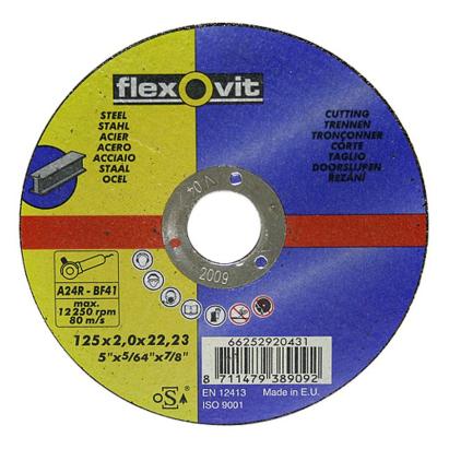 Disc de tăiere pentru metal Flexovit 180x2,5 mm A24R-BF41