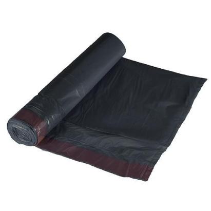 Saci menajeri ROLO MagicHome 30L negri cu snur, 15 bucati