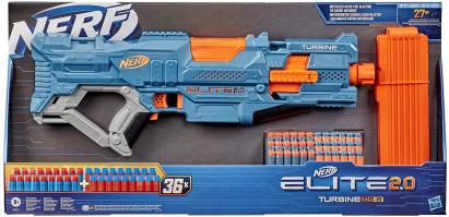 Blaster Nerf Elite 2.0 Turbine CS-18 motorizat, 36 săgeți