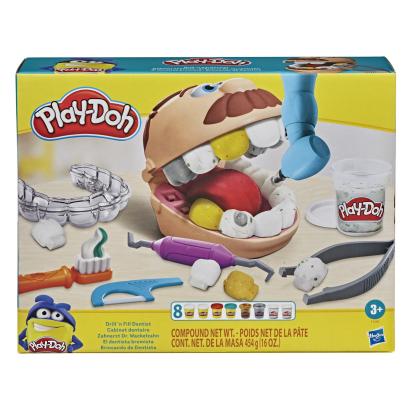 Set Play-Doh Dentistul cu accesorii și dinți colorați pentru copii 3+ ani