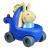 Masinuta buggy Peppa Pig cu figurina Iepurasul Rebecca, Hasbro